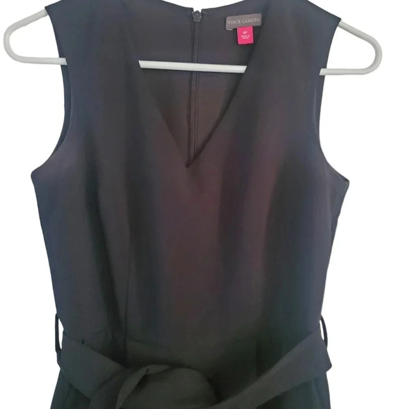 VINCE CAMUTO V NECK BLACK JUMPSUIT, SIZE 0 - Picture 5 of 6